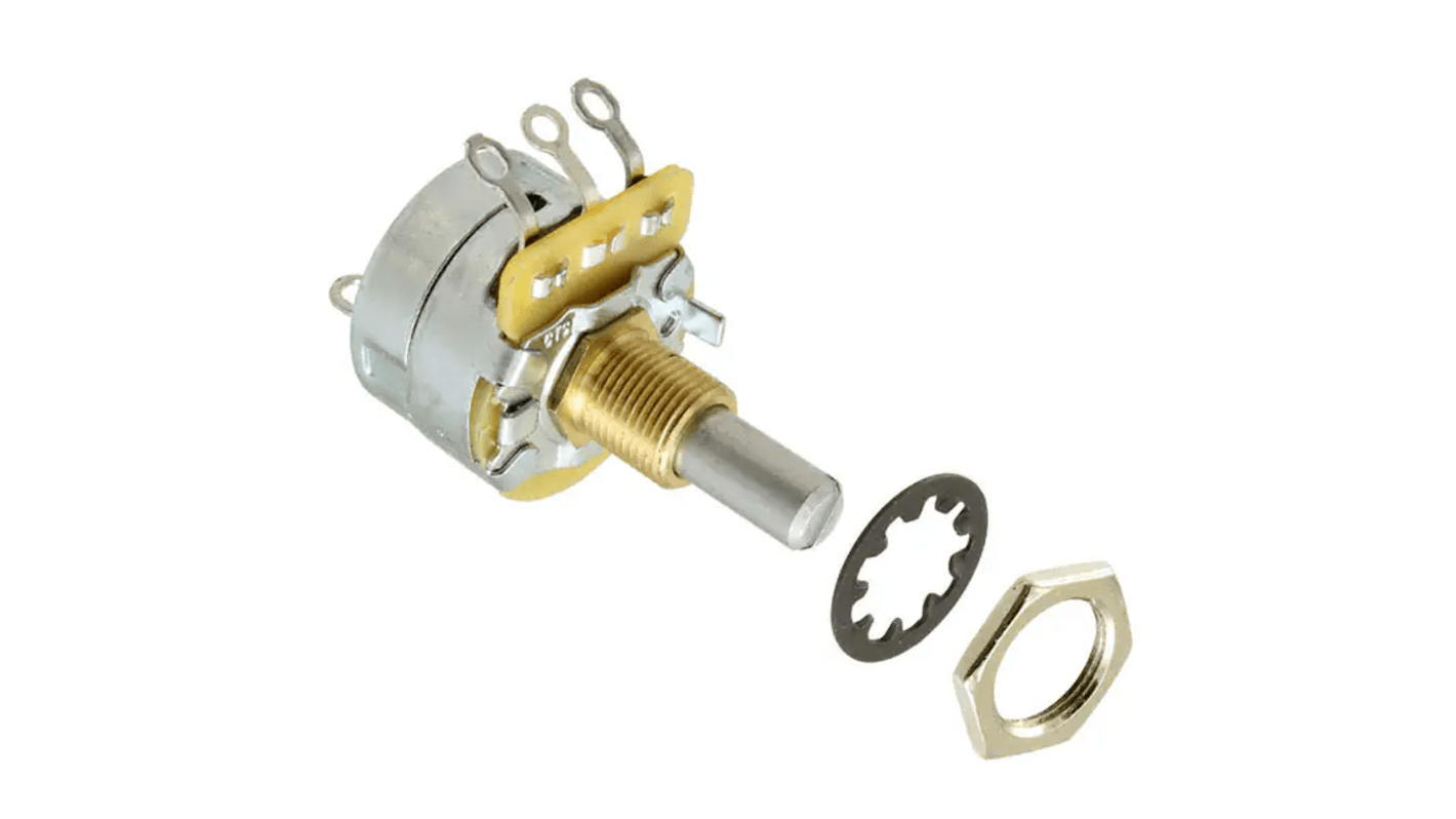 Potentiomètre Linéaire CTS 450, 100kΩ max, Ø axe 6,35 mm, Montage sur douille