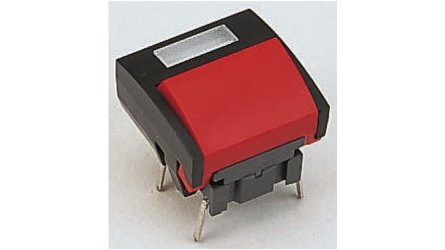 IP67 SPST Red Keyboard Switch, 50 mA @ 24 V dc, -40 → +115°C