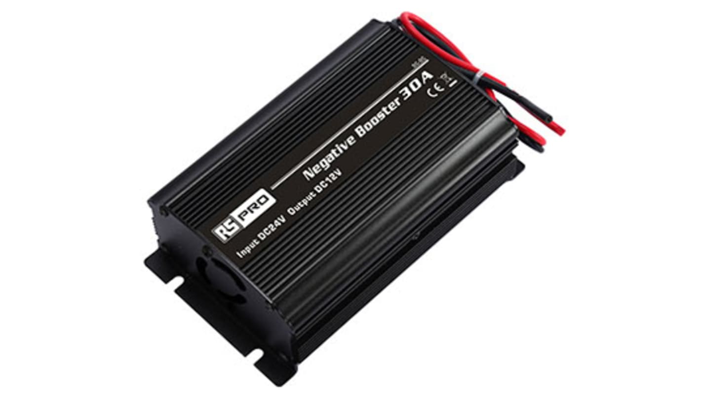 RS PRO DC-DC átalakító, KI: 12V dc, 30A / 360W, BE: 18 → 32 V dc