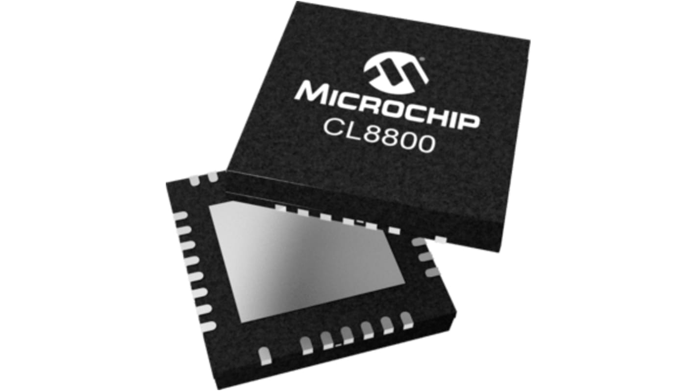 Microchip LEDコントローラ IC, 410 μA, 275 V (最大) max. 表面実装, 33-Pin QFN