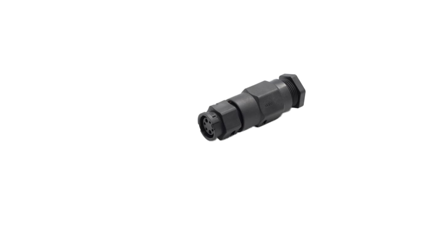 Conector circular RS PRO hembra de 6 vías hembra, montaje aéreo, IP67