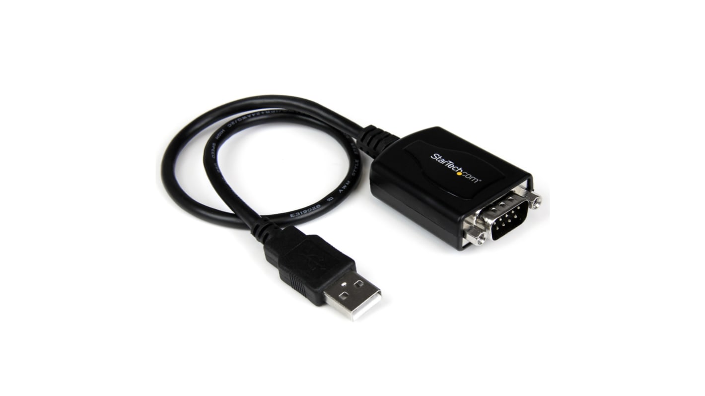 StarTech.com RS232 USB A Female to DB-9 Male Interface Converter