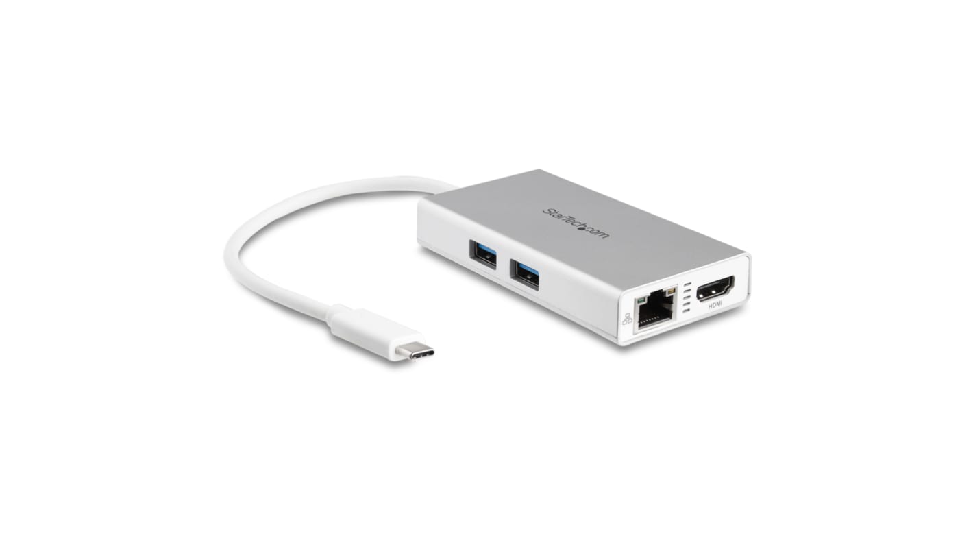 USB C Multiport Adapter - Aluminum - Pow