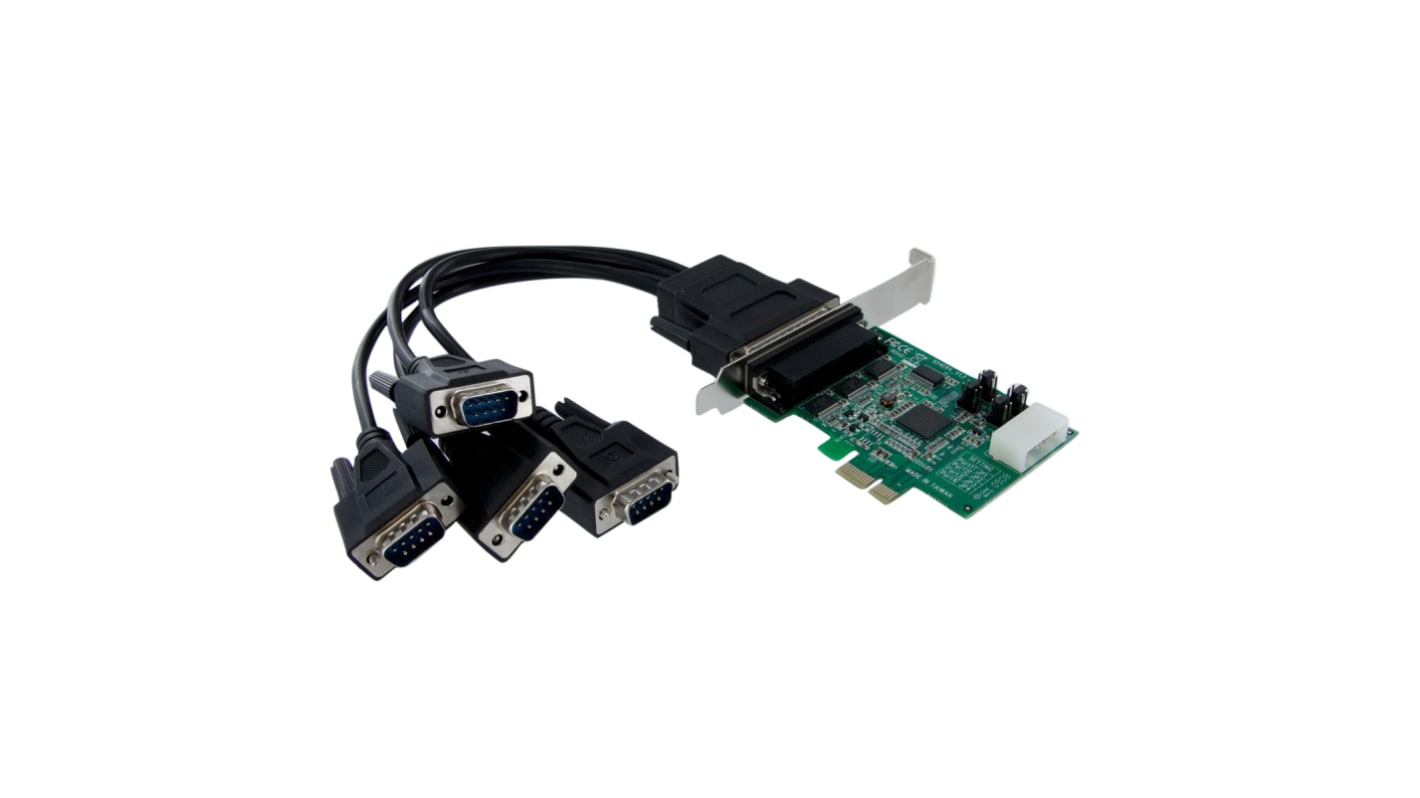 Startech PCI Erweiterungskarte Seriell, 4-Port RS-232 460.8Kbit/s 128 B