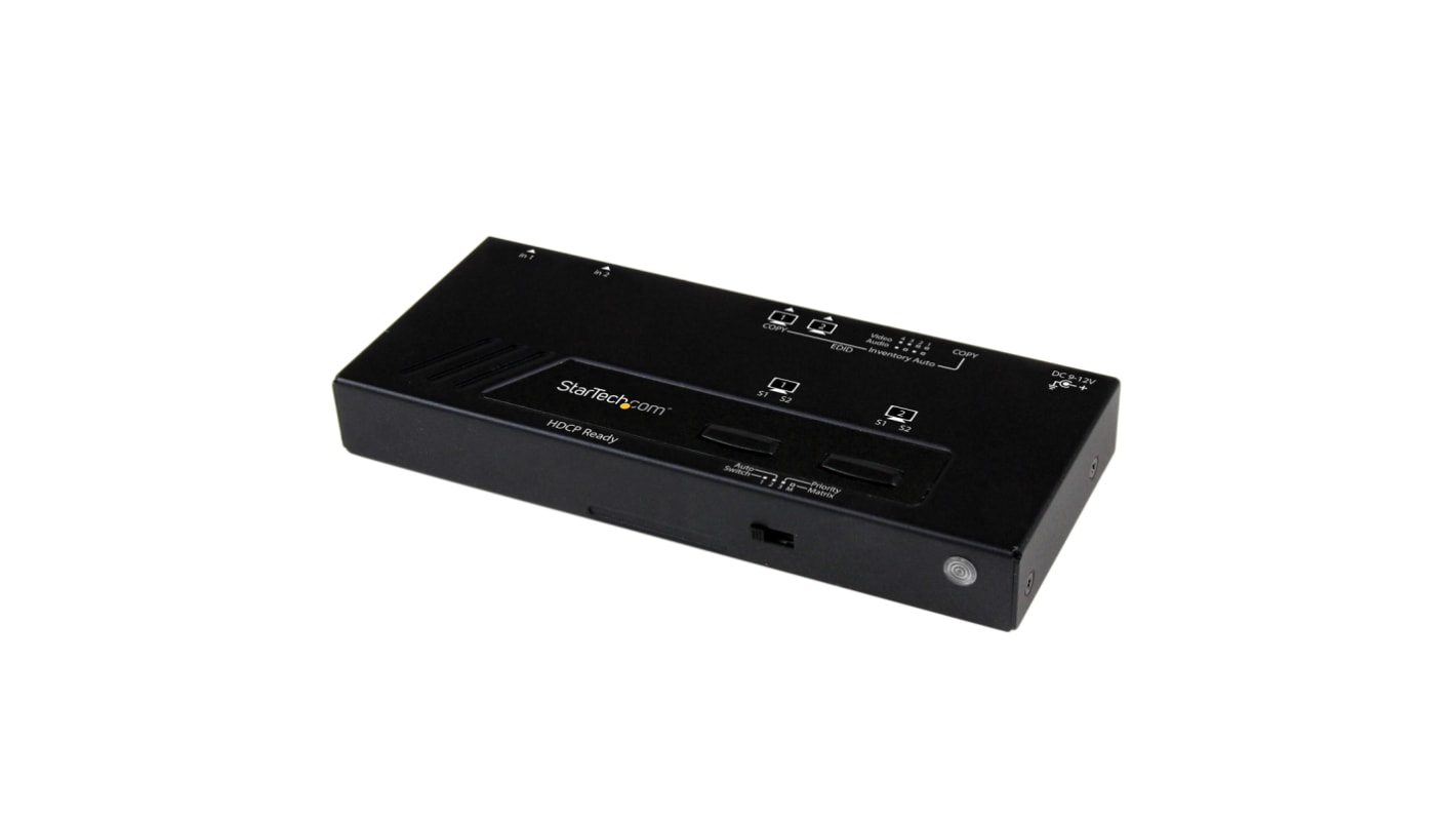 StarTech.com, HDMI HDMI-switch med 2 Porte, HDMI, Maks. 1920 x 1200 2 2