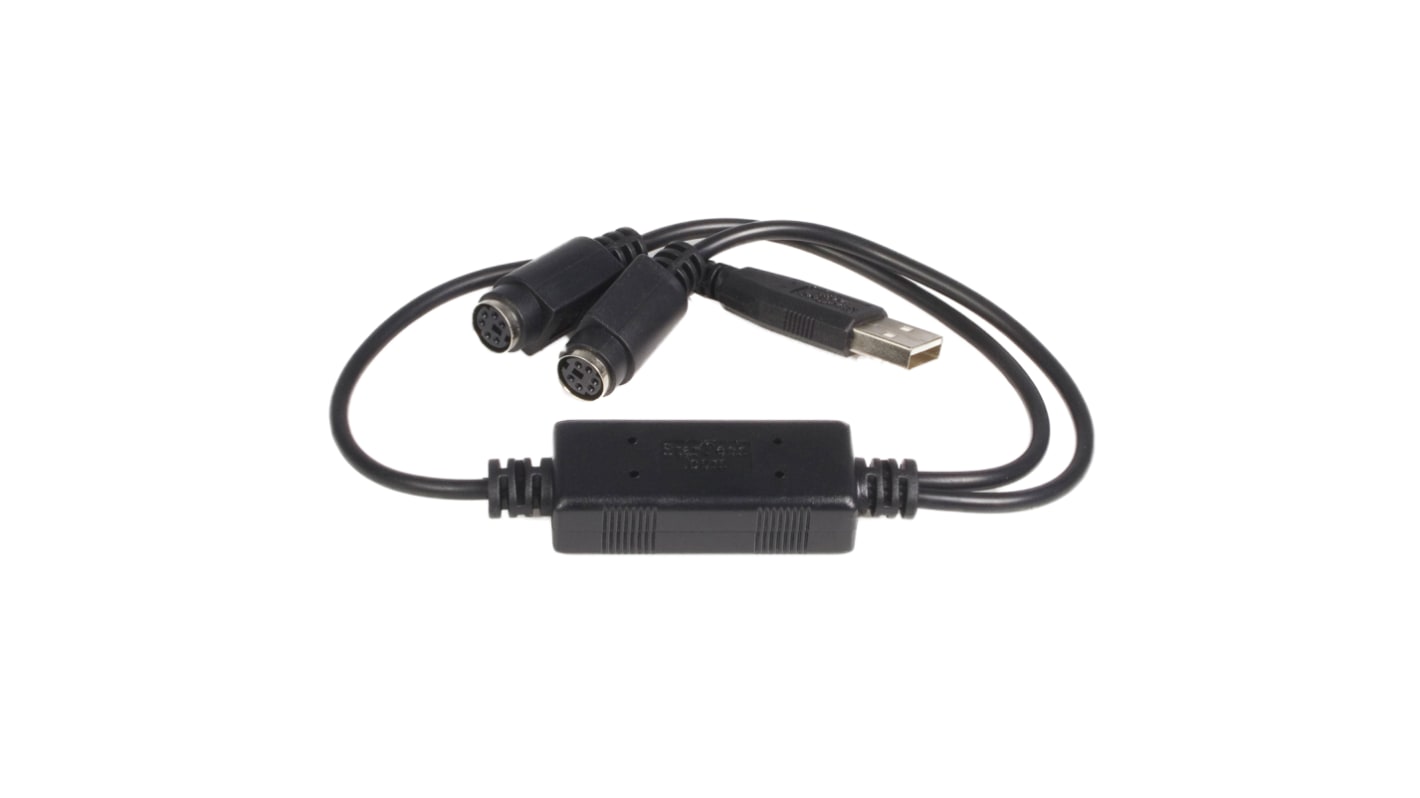 Cable KVM Negro StarTech.com de 435mm, con. A: USB A Macho, con. B: PS/2 Hembra