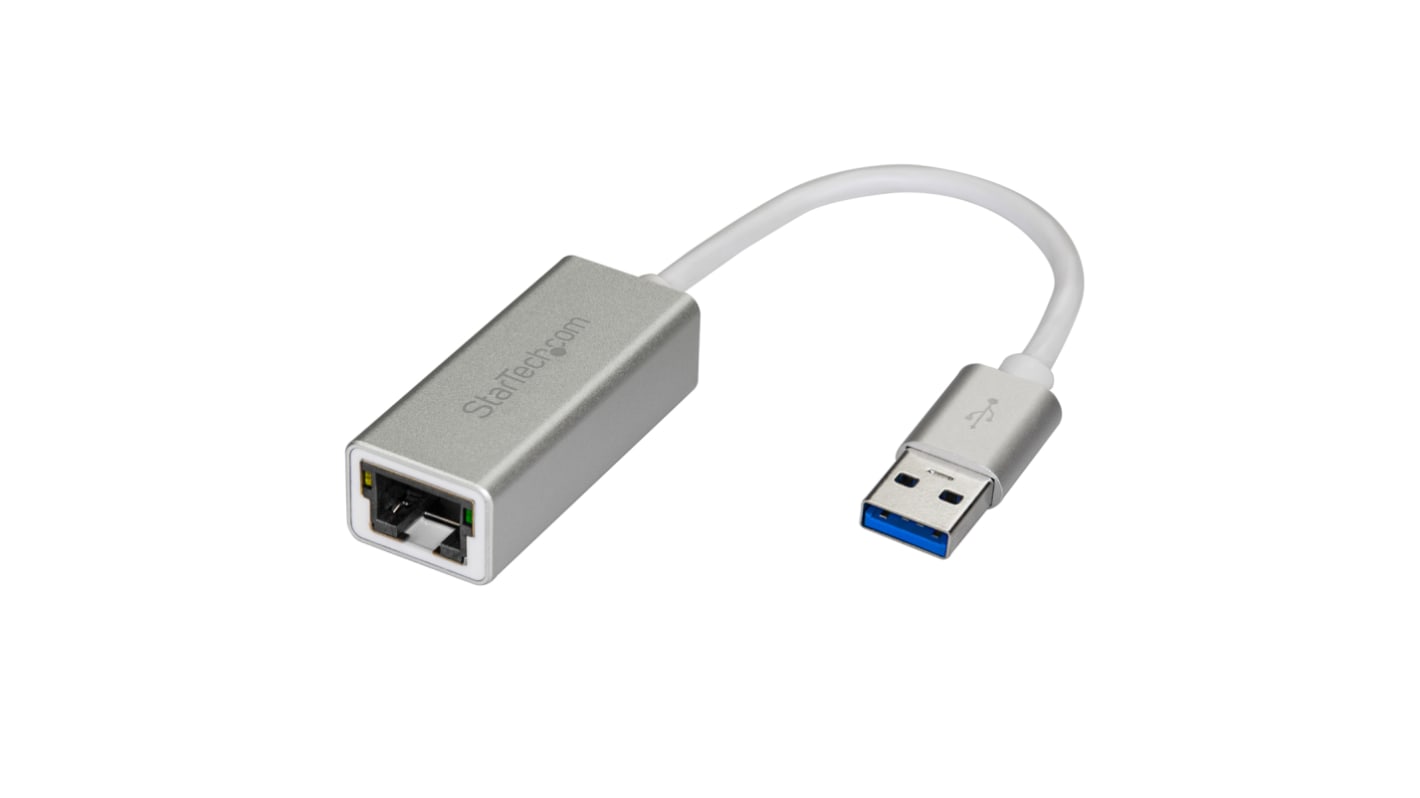 Adaptador de red USB 3.0 StarTech.com, con. A USB A Macho, con. B RJ45 Hembra, 1 puerto, 10/100/1000Mbit/s
