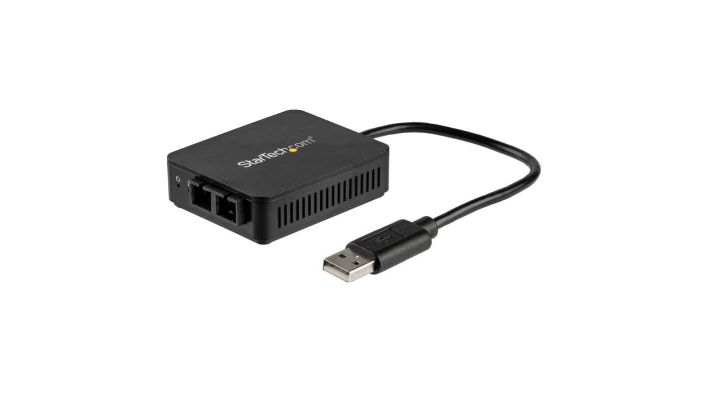 StarTech.com Port USB Ethernet Adapter USB 2.0 USB A to SFP Fibre Optic 1000Mbit/s Network Speed