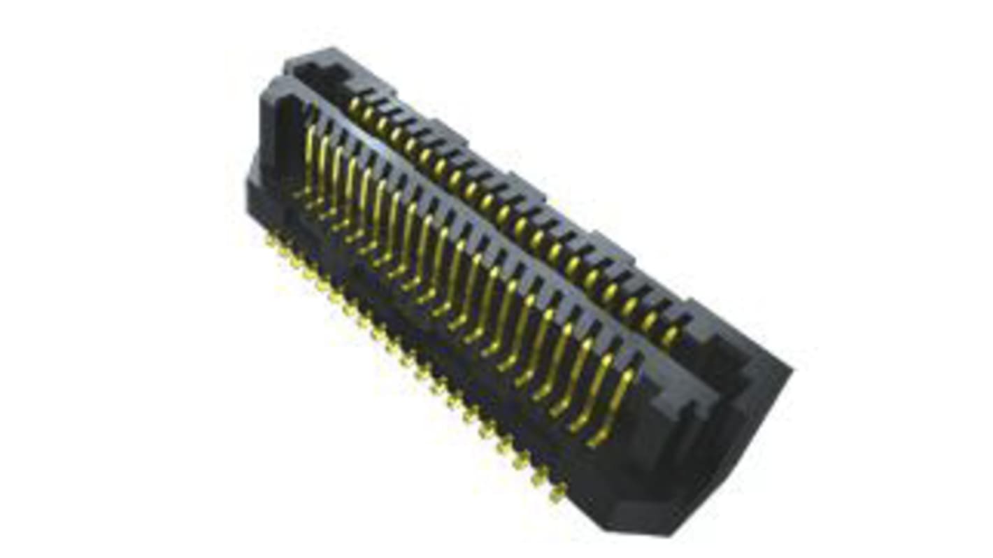 Samtec LSS Series Straight Surface Mount PCB Header, 20 Contact(s), 0.635mm Pitch, 2 Row(s), Shrouded