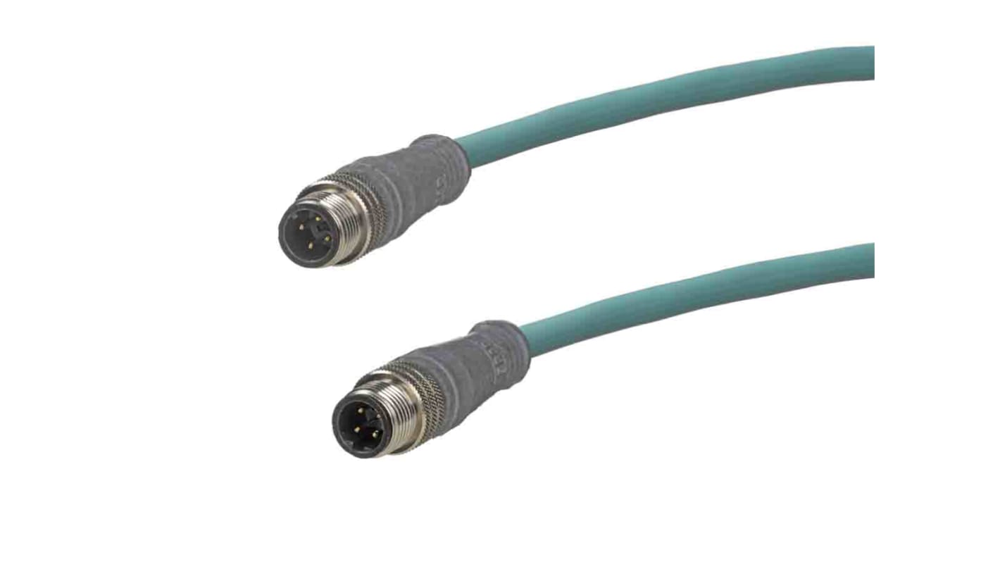 Konektor, řada: 130048 4kolíkový M12 Pravý úhel M12 Molex M12 Ethernet 4 1
