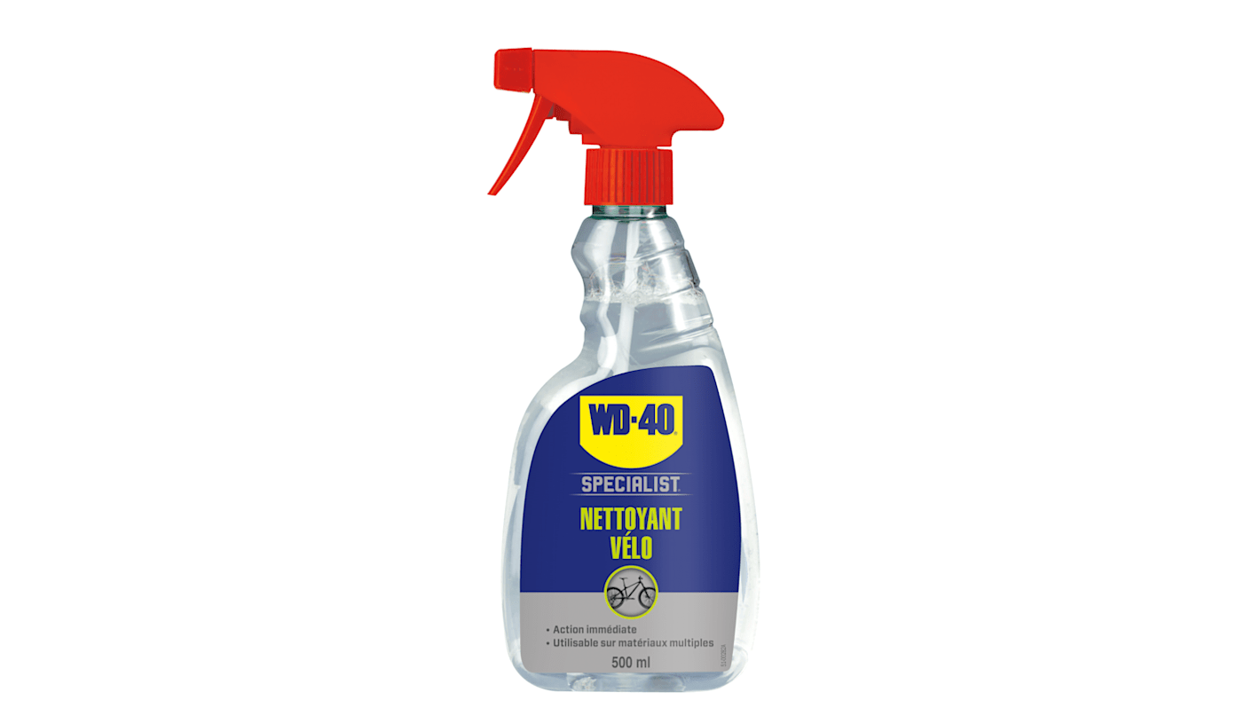 Nettoyant vélo WD-40 SPECIALIST Vélo, Pulvérisateur 500 ml, Nettoyage, dégraissage