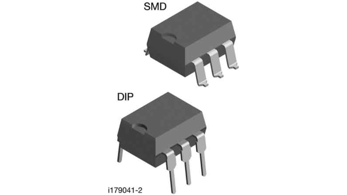 TRIAC VO3063 6V 600V zapínací napětí 22V 5mA, DIP, počet kolíků: 6