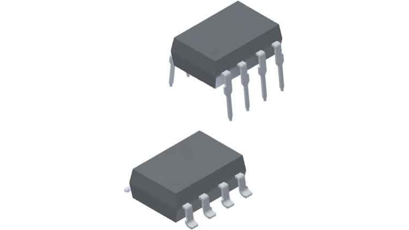 Optoacoplador Vishay VOR de 1 canal, Vf= 1.5V, Viso= 5.3 kVrms, OUT. MOSFET, mont. pasante, encapsulado DIP, 8 pines