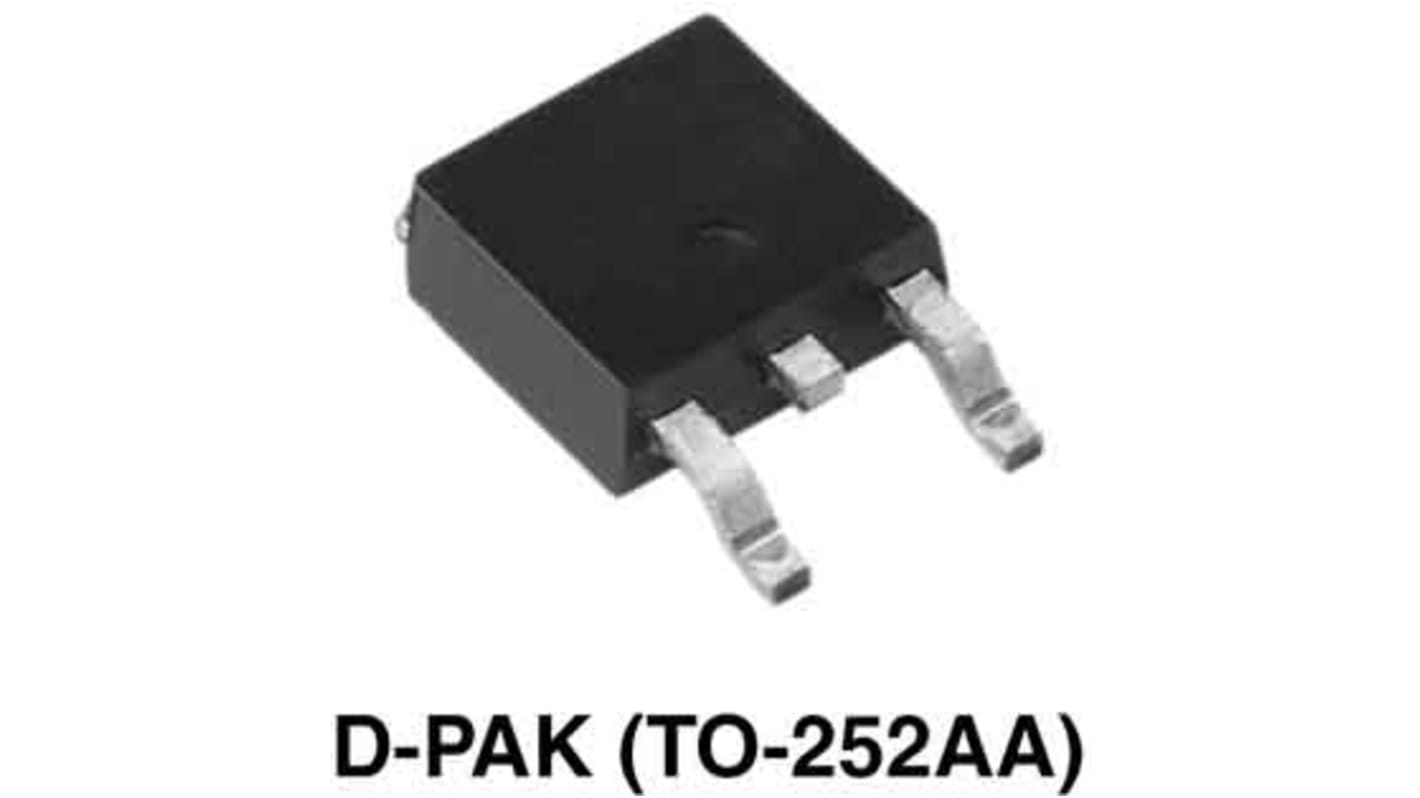 Vishay SMD Schottky Diode, 60V / 3.5A, 3 + Tab-Pin D-PAK (TO-252AA)