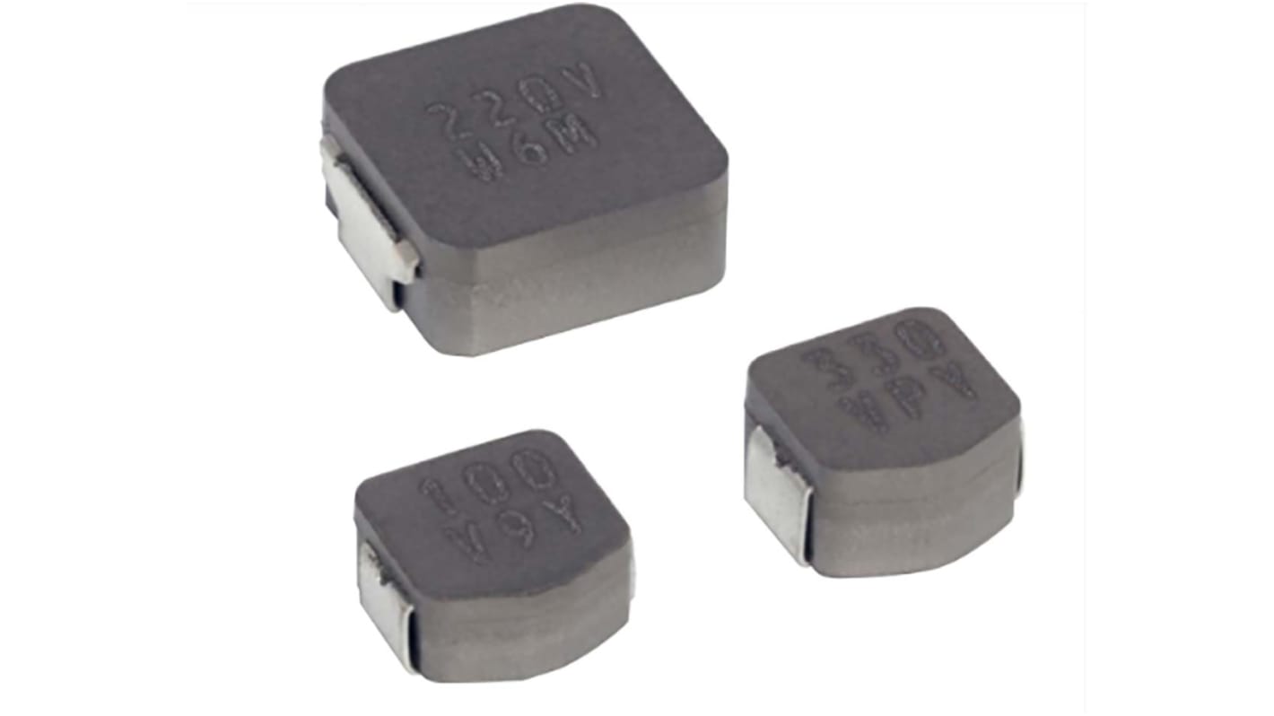 KEMET, MPLCV, 1054(4340) Shielded Wire-wound SMD Inductor with a Metal Composite Core, 10 μH ±20% Shielded 12A Idc