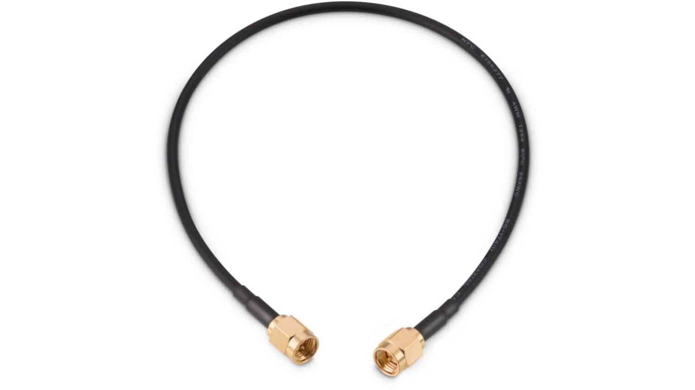 Wurth Elektronik Male SMA to Male SMA Coaxial Cable, 152.4mm, RG174 Coaxial, Terminated