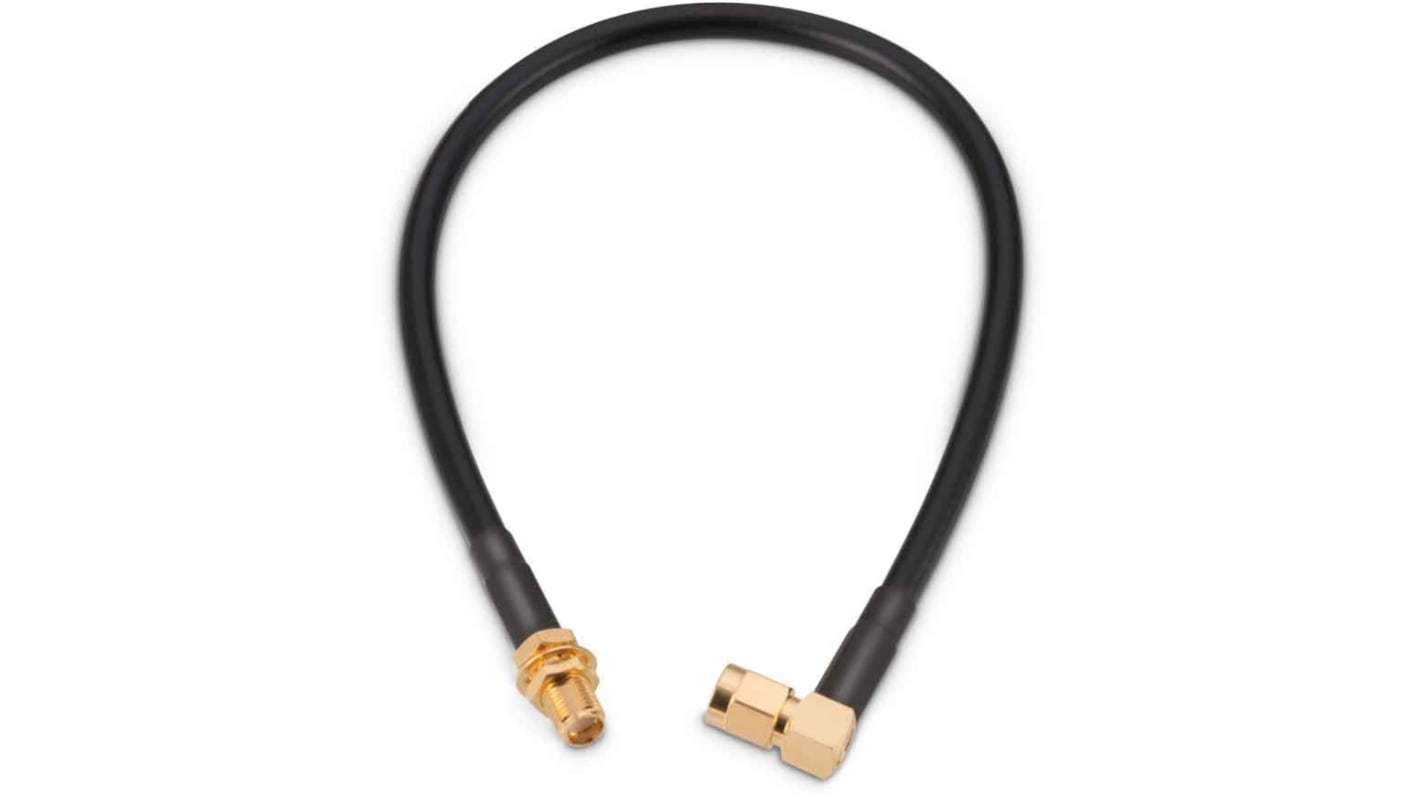 Koaxiální kabel RG58, Bílá, A: SMA, vnější průměr: 4.95mm, B: SMA 304.8mm Wurth Elektronik S koncovkou