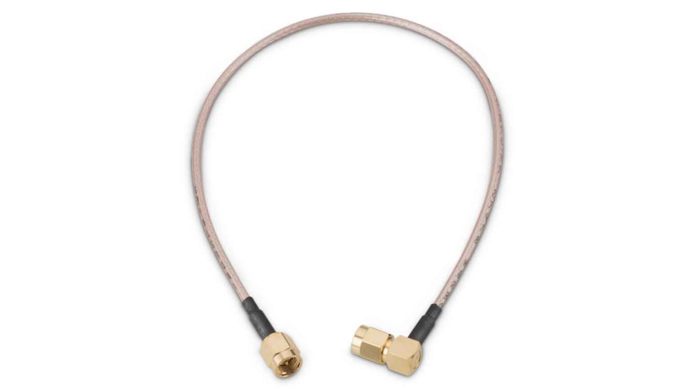 Wurth Elektronik Male SMA to Male SMA Coaxial Cable, 152.4mm, RG316 Coaxial, Terminated