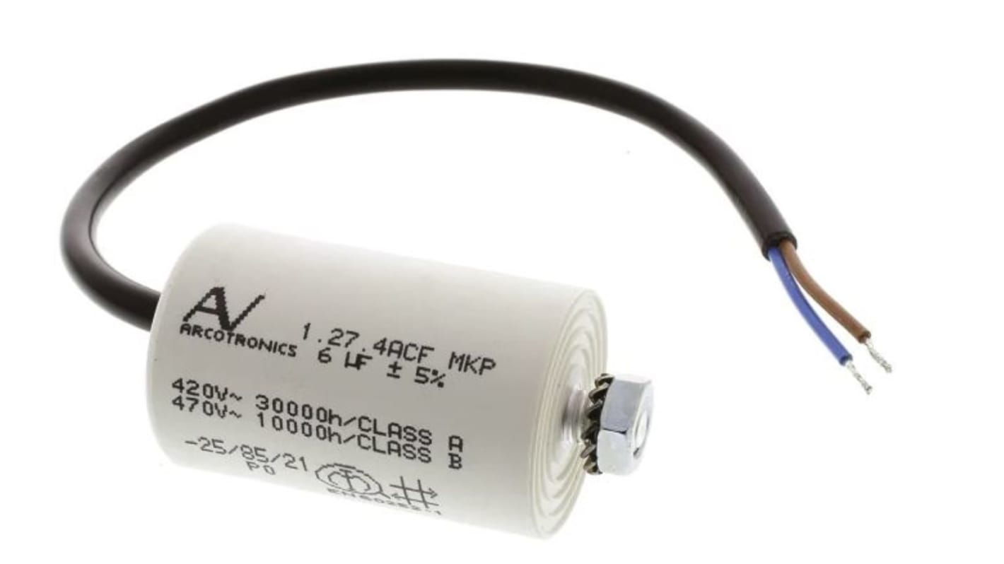 KEMET C27 Polypropylene Film Capacitor, 470V ac, ±5%, 1.5μF, Through Hole