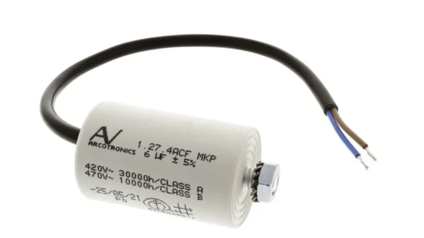 KEMET C27 Polypropylene Film Capacitor, 470V ac, ±5%, 1.5μF, Through Hole