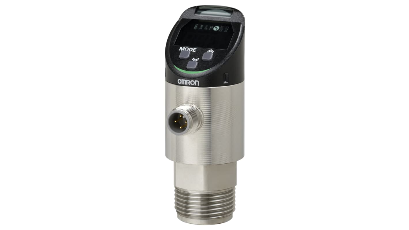 Omron EBPC Series Pressure Sensor, 1.45psi Min, 1MPa Max, PNP Output, Gauge Reading