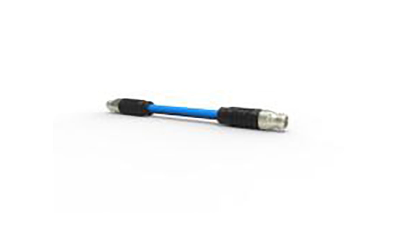 TE Connectivity Straight Male 8 way M12 to Straight Male 8 way M12 Sensor Actuator Cable, 5m