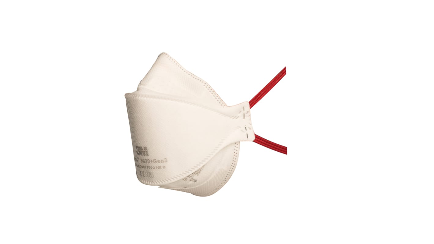 3M Aura™ 9300+Gen3 Series Disposable Face Mask, FFP3, Non-Valved, Fold Flat, 20 per Package