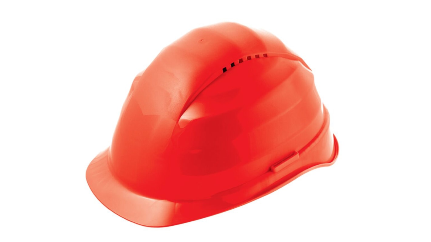 Casco di sicurezza Ventilato Alpha Solway Rockman in PE , col. Rosso