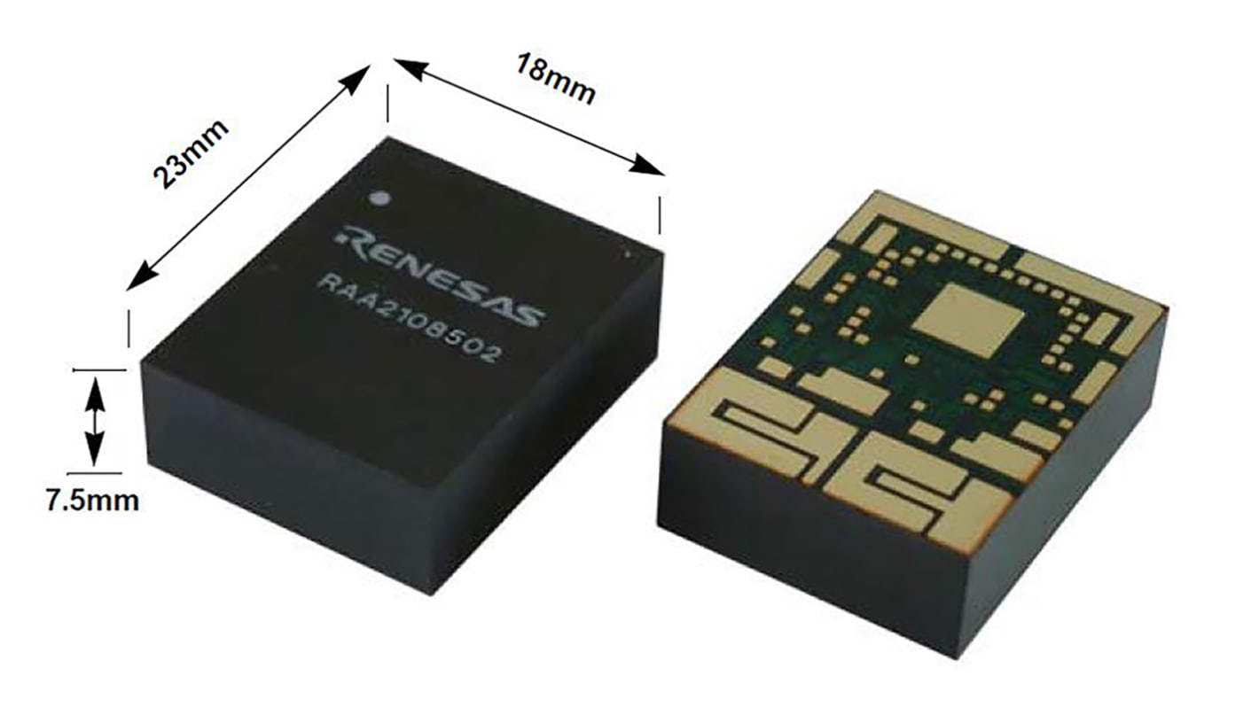 Renesas Electronics 電圧レギュレータ リニア電圧 0.6 → 5 V, 58-Pin, RAA2108502GLG#AG0