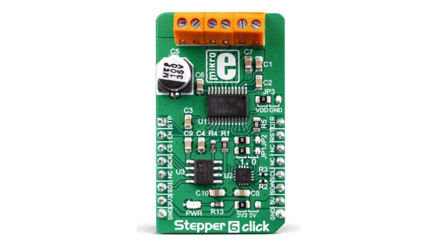 Placa complementaria MikroElektronika Stepper 6 Click - MIKROE-3214