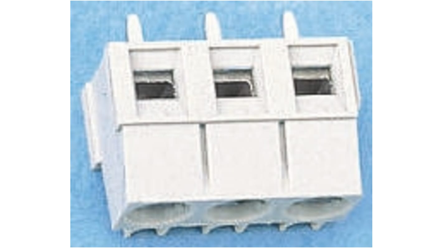 Wieland 8292 Series PCB Terminal Block, 6-Contact, 5.08mm Pitch, Through Hole Mount, 1-Row, Screw Termination