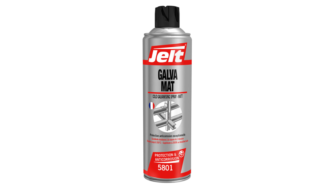 Aerosol de pintura galvanizante Jelt GALVA MAT de color Gris Mate, de 650/500ml