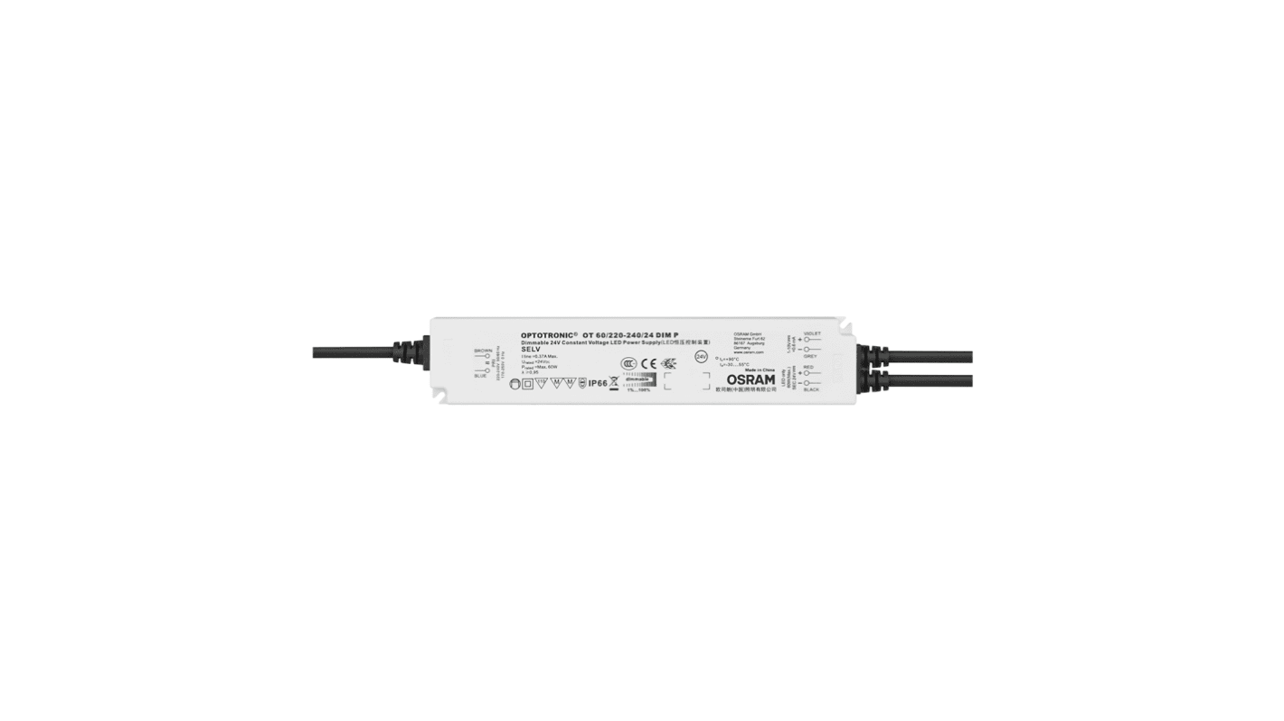 Sterownik LED napięcie wyjciowe: 42V 500mA napięcie wejściowe: 220 V 29.4W Osram