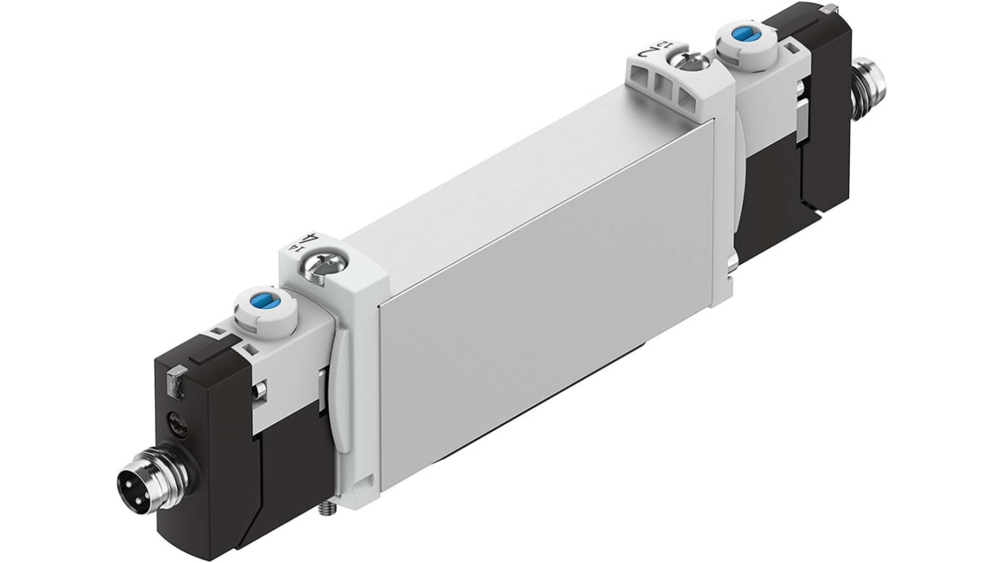 Elettrovalvola a Solenoide Festo, funzione 5/2, azionamento Solenoide, 24V cc