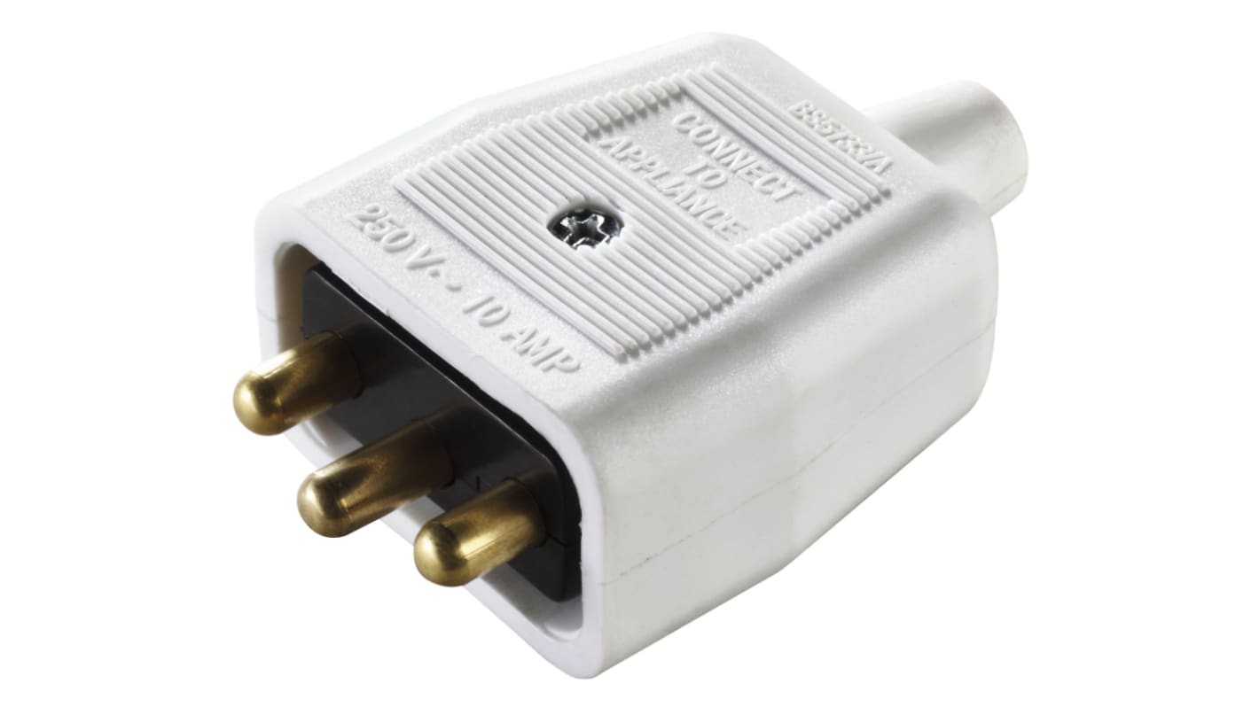 Conector aéreo para Red Eléctrica, Montaje de Cable, 10A, 240 V, Hembra, Macho