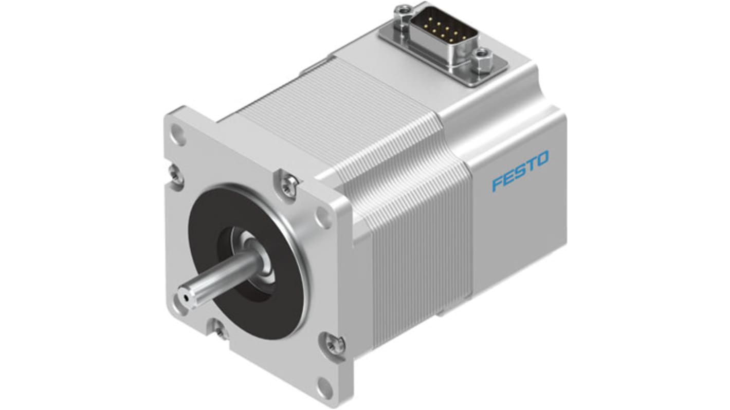 Motor paso a paso Festo serie EMMS-ST, 48 V, 2.820 rpm, Ø de eje 6.35mm