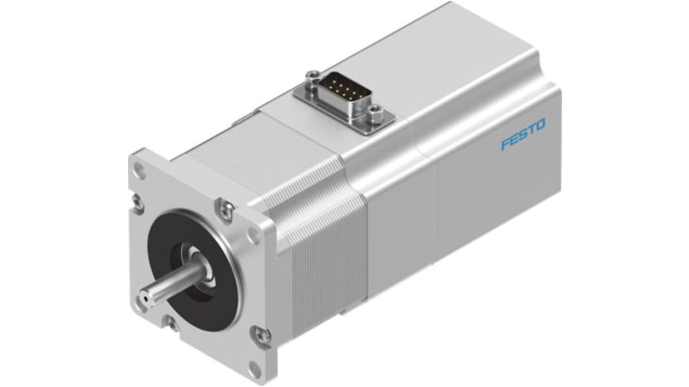 Festo EMMS-ST Series Hybrid Stepper Motor, 48 V, 1.8°, 6.35mm Shaft