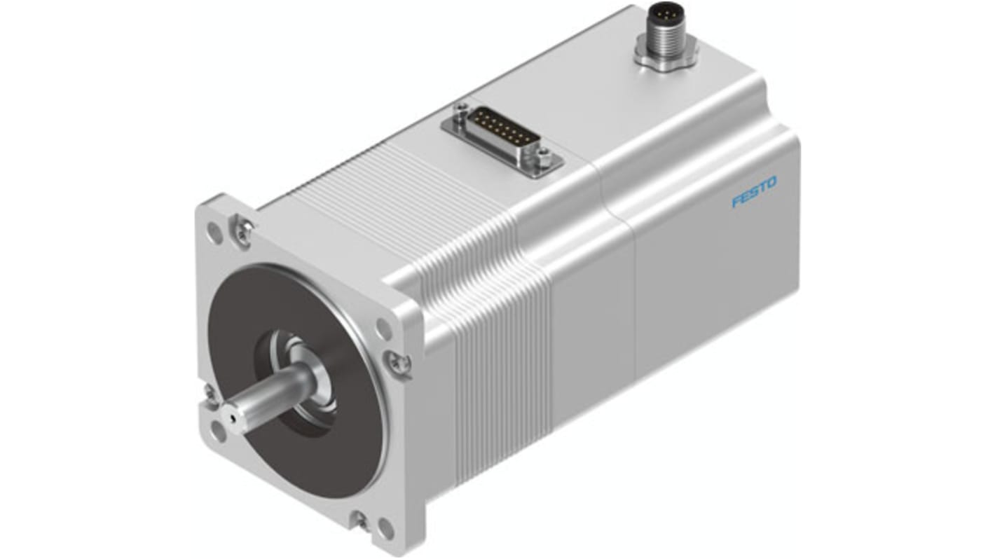 Festo EMMS-ST Series Hybrid Stepper Motor, 48 V, 1.8°, 11mm Shaft