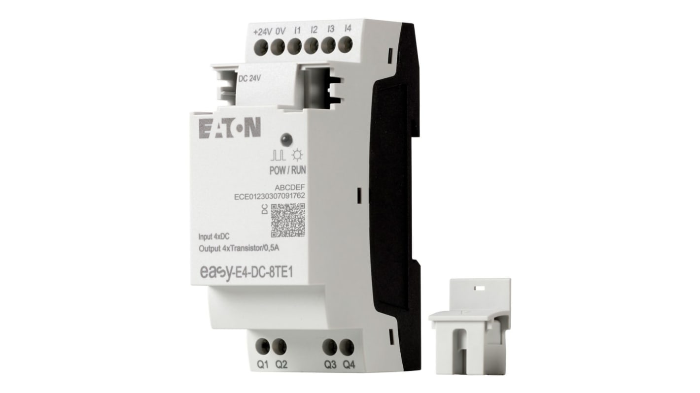 Eaton EasyE4 Series Logic Module for Use with easyE4, 24 V dc Supply, Transistor Output, 4-Input, Digital Input