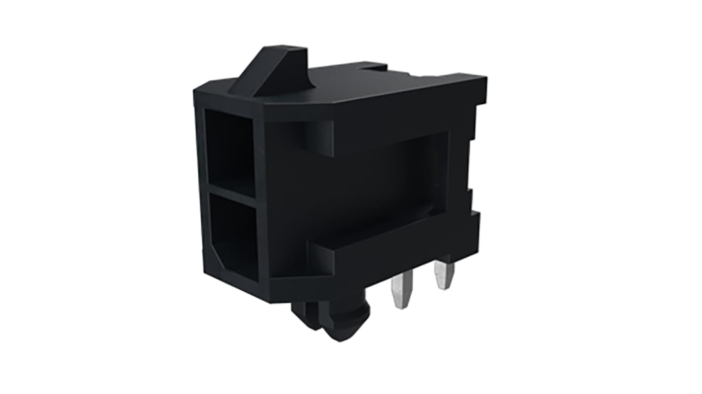 Conector macho para PCB Ángulo de 90° Amphenol Communications Solutions serie Minitek de 8 vías, 2 filas, paso 3.0mm,