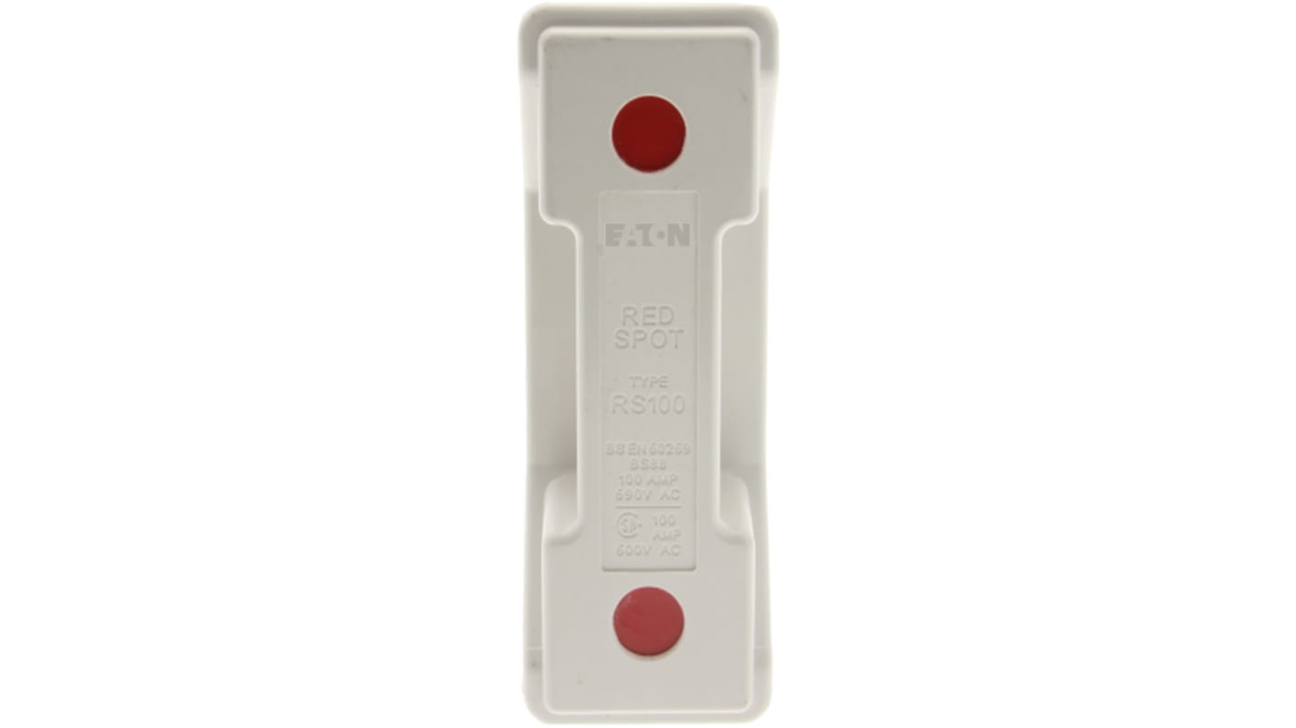 Eaton 100A Rail Mount Fuse Holder, 1P, 690V ac