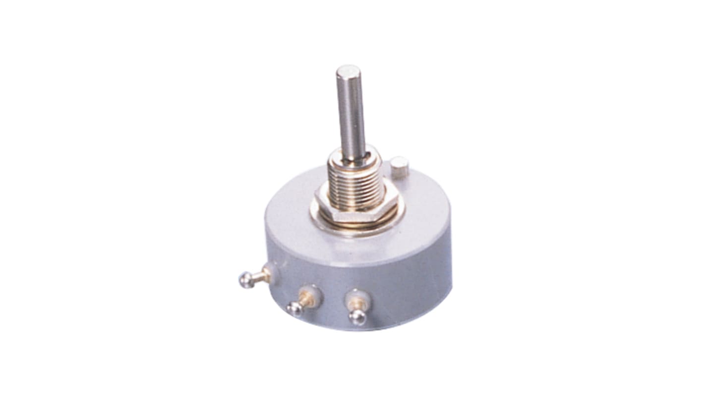 Nidec Components JP-30B  Dreh Potentiometer 5kΩ ±2% / 1.5W , Schaft-Ø 6 mm