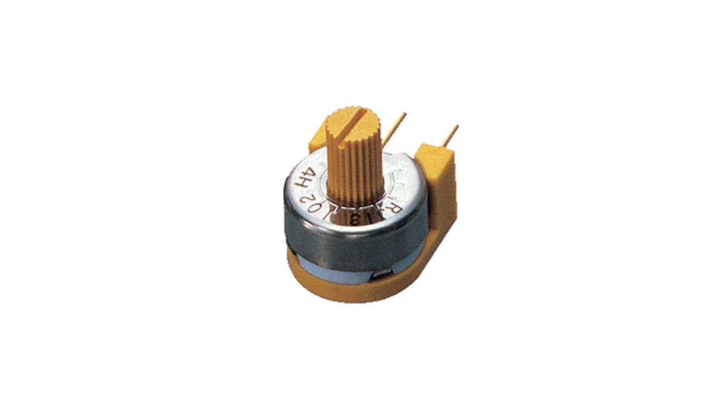 Potenciómetro para PCB Nidec Components serie RJ-13, 5kΩ máximo, ±10%, ±100ppm/°C, 0.75W, Montaje en orificio pasante