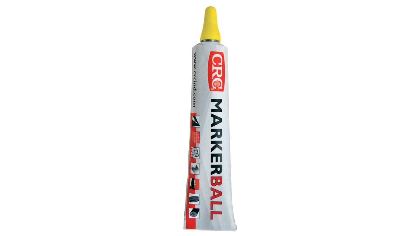 Marcador de pintura CRC Marker Ball de color Amarillo, para Acero