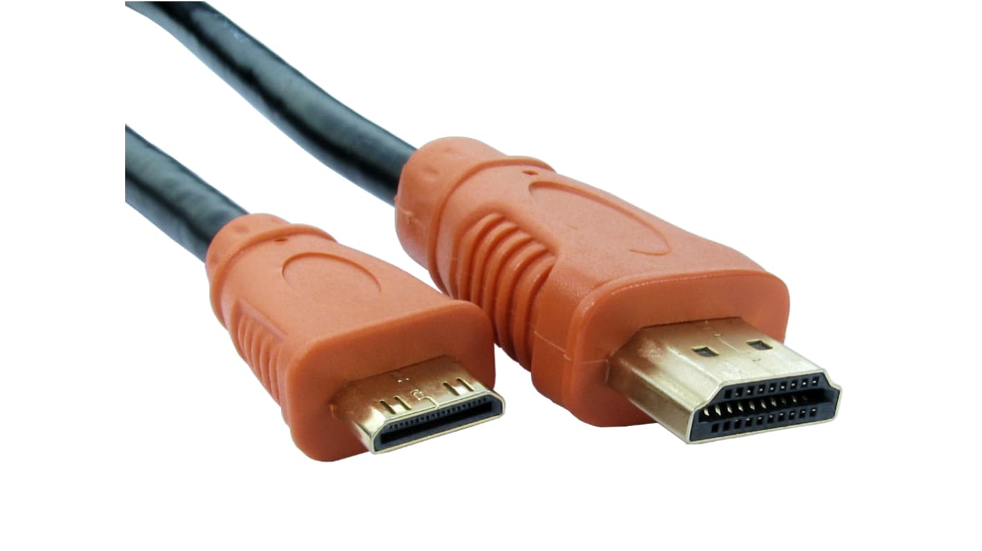 Kabel HDMI 2m A: HDMI B: Mini HDMI A: Męskie B: Męskie