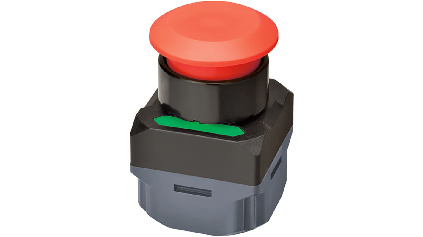 A2WTBWC1 EU1RB Omron A2W Series Push Button Complete Unit, IP65 RS