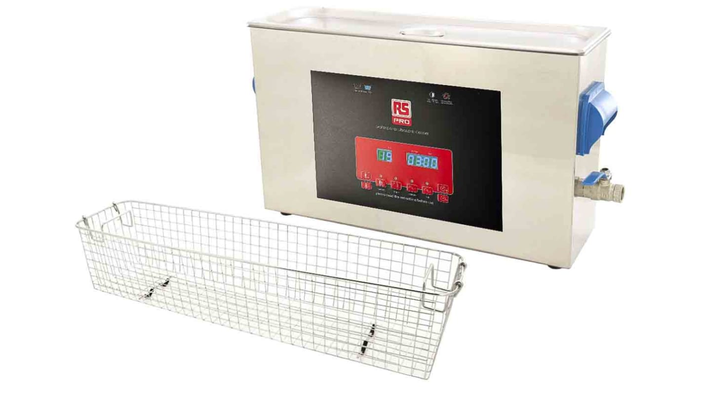 RS PRO Ultrasonic Cleaner Basket for 9L Ultrasonic Cleaning Tank - RS  Components Indonesia