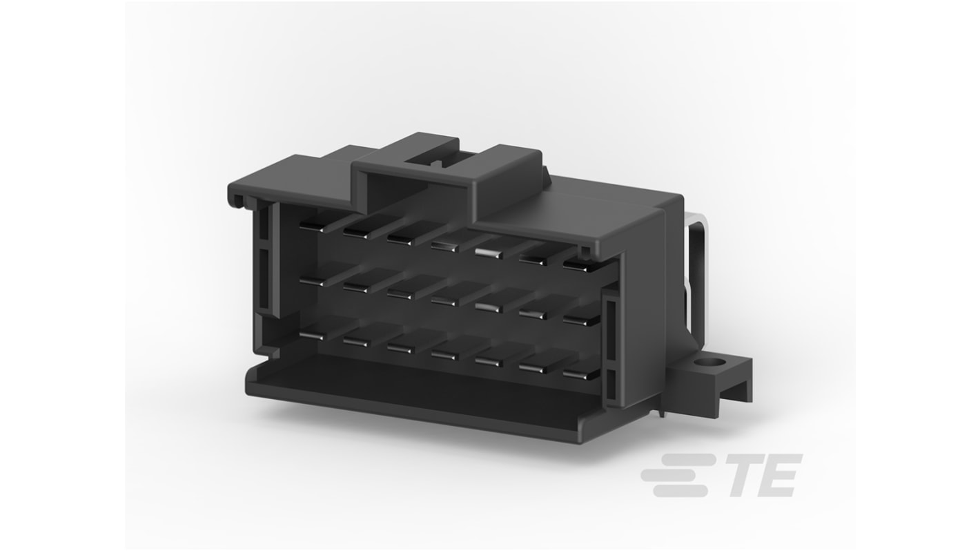 Conector de automoción TE Connectivity Macho de 21 vías en 3 filas, terminación: Soldador