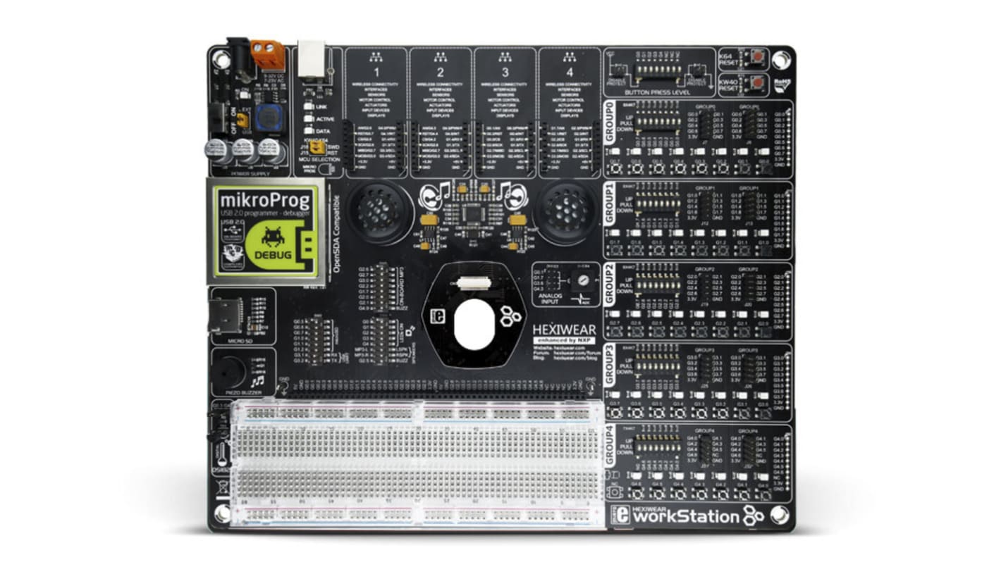 Development Kit Hexiwear Workstation for use with Rapid IoT Prototyping