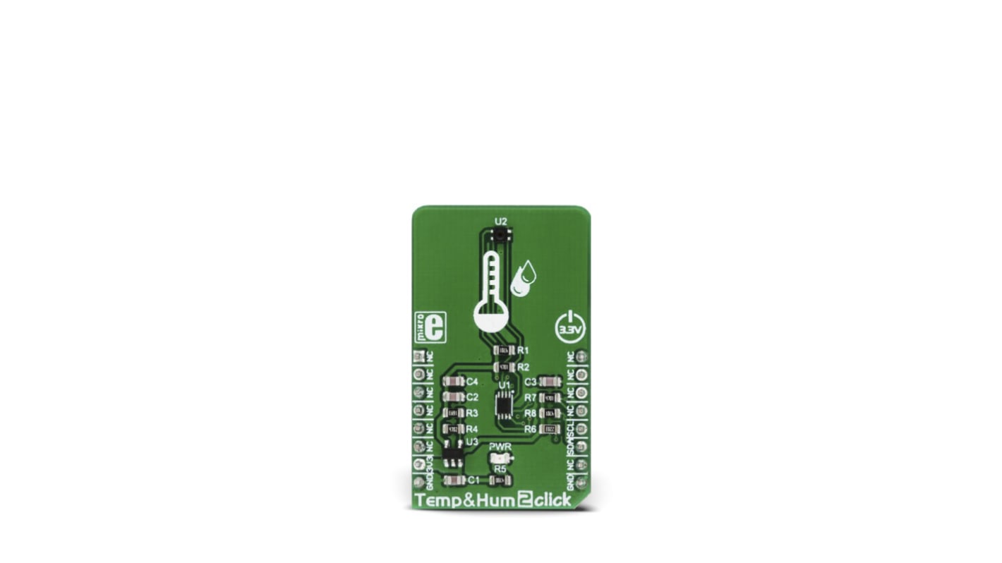 MikroElektronika Entwicklungskit für Digitaler Feuchtigkeits- und Temperatursensor-IC Si7034 A